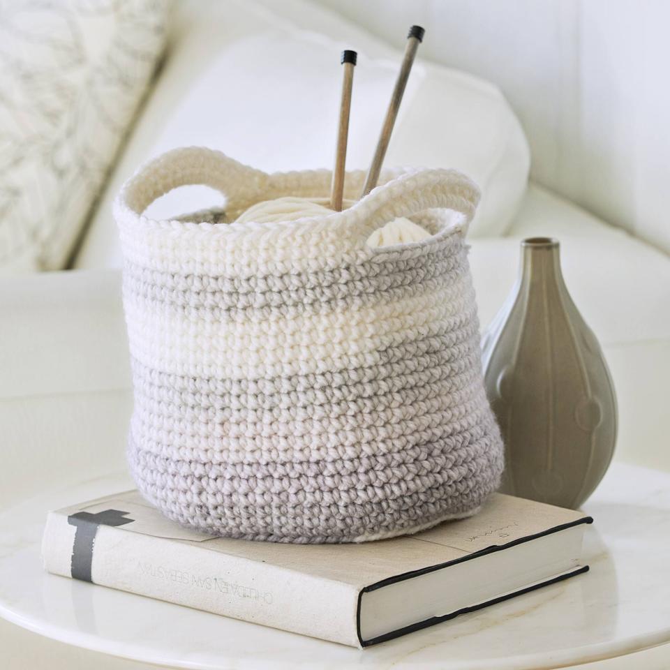 Bulky Crochet Basket