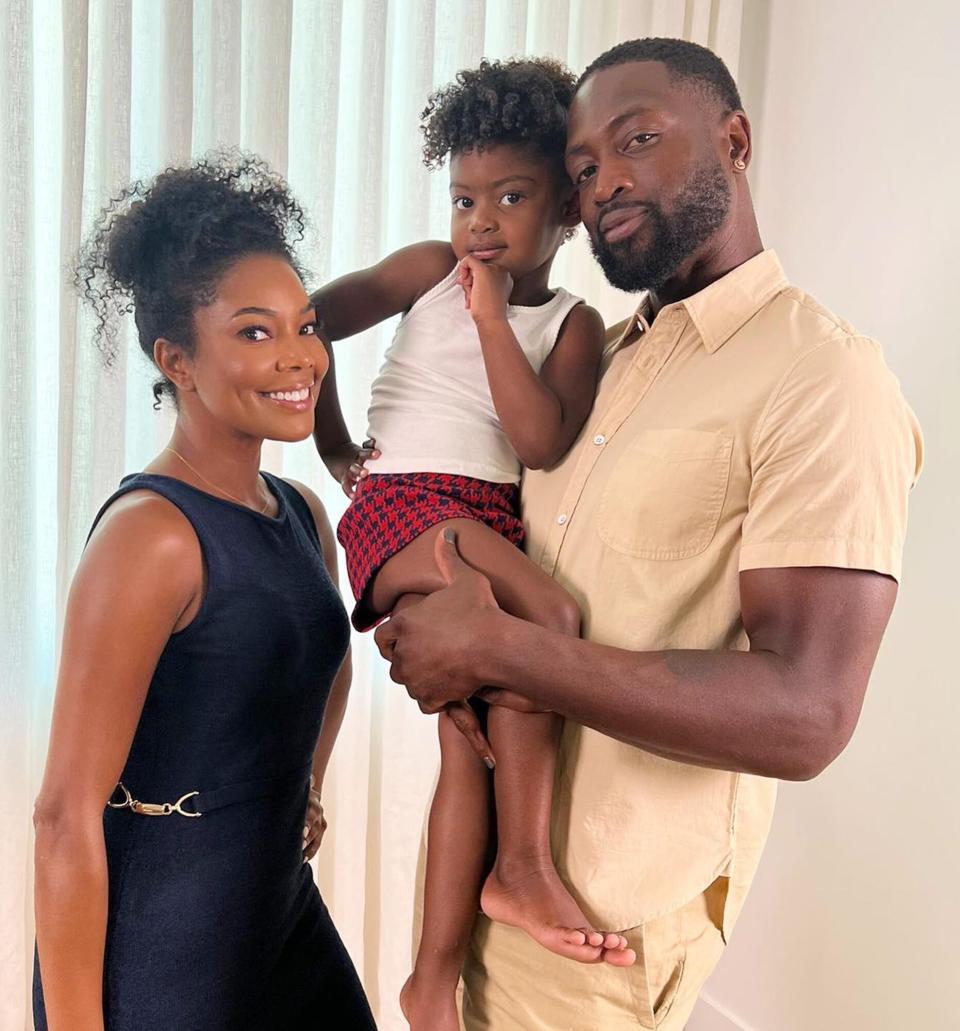 Gabrielle Union, Zaavia, Dwayne Wade