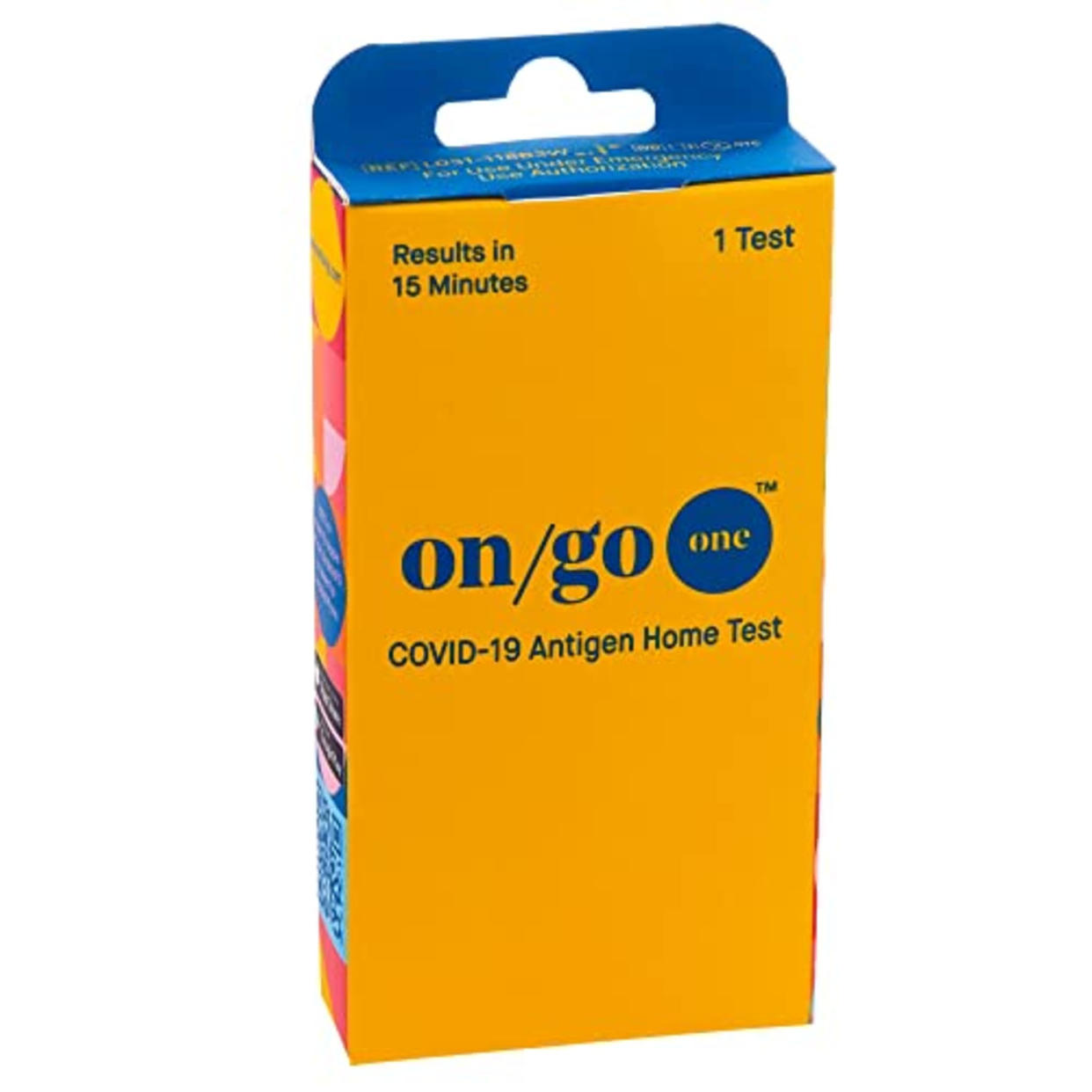 On/Go One Rapid COVID-19 Self-Test Kit with Test-to-Treat App, 12 Pack, 12 Tests Total, 15-Minute Results, FDA EUA Authorized, Easy to Use at Home, Fast and Accurate (AMAZON)