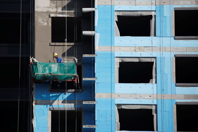 Construction site of a residential compound in Beijing