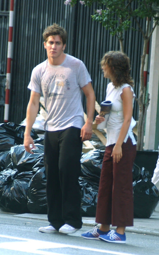 These teen stars were linked twice: first, in 2006 (pictured, strolling in New York); and in 2008, shortly before co-starring in "Brothers." Gyllenhaal and Portman remain pals -- the <a href="http://www.popeater.com/2011/01/10/jake-gyllenhaal-roasts-natalie-portman/">latter offered a friendly roast of Portman in January 2011</a>, when he said: "She is elegant, graceful, has amazing eyebrows... is talented, really short, funny, smart, dedicated, incredibly kind." 