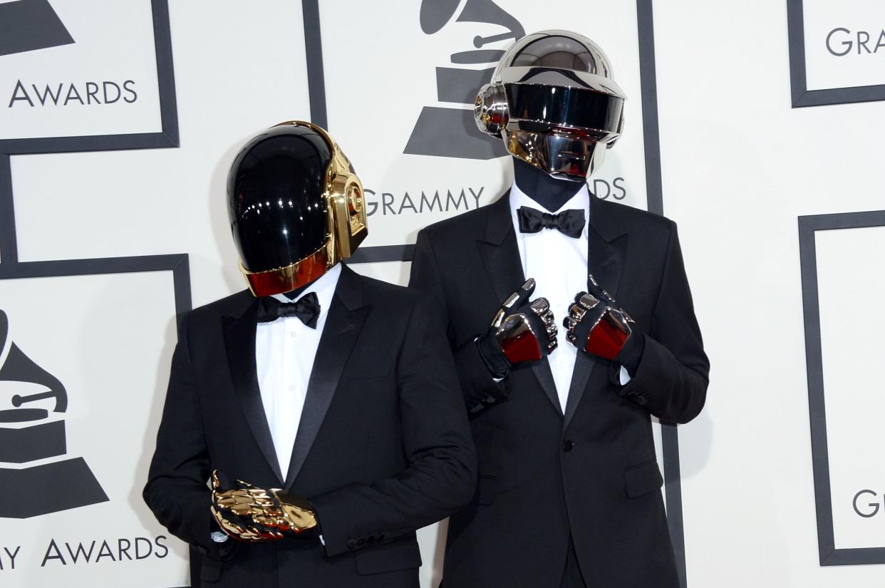 Daft Punk at the 2014 Grammys.