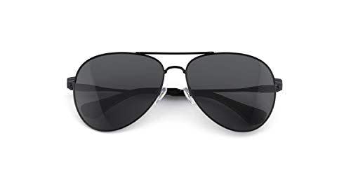 18) Sonix Aviator Sunglasses, Black, One Size