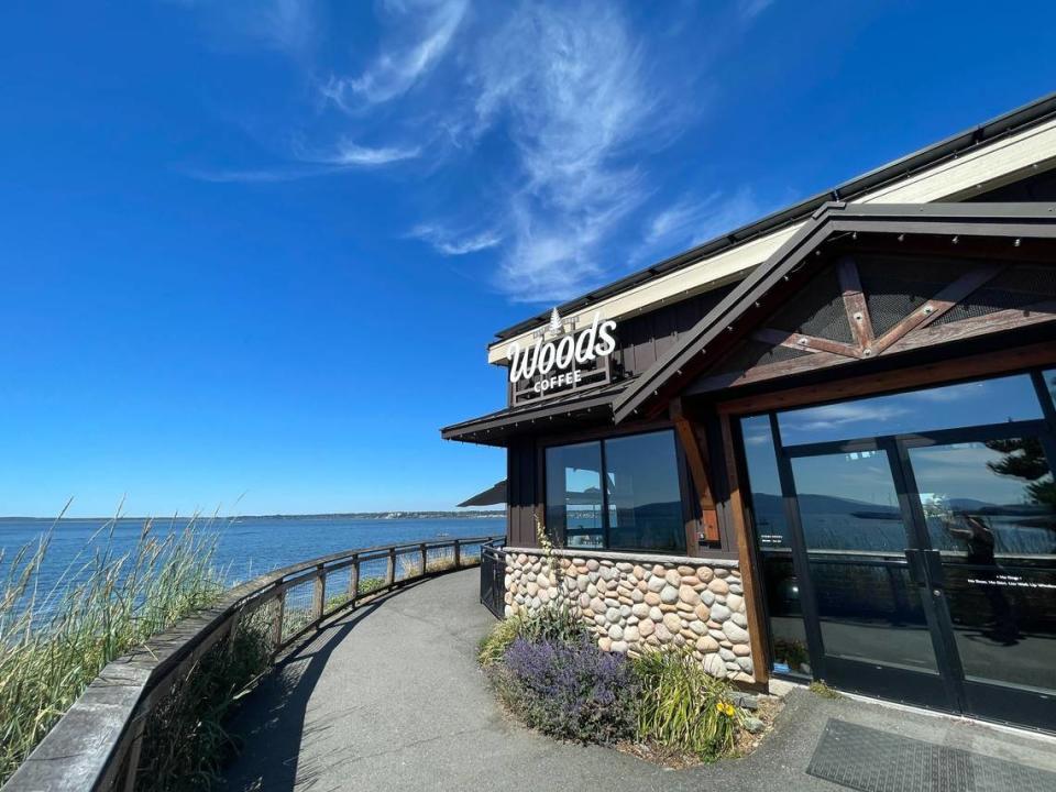 Woods Coffee shop at Boulevard Park in Bellingham, Wash. on Aug. 4, 2023.