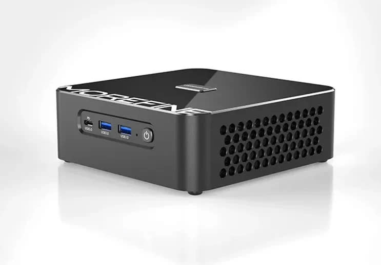  Morefine M700S Mini PC featuring the Loongson 3A6000 CPU. 