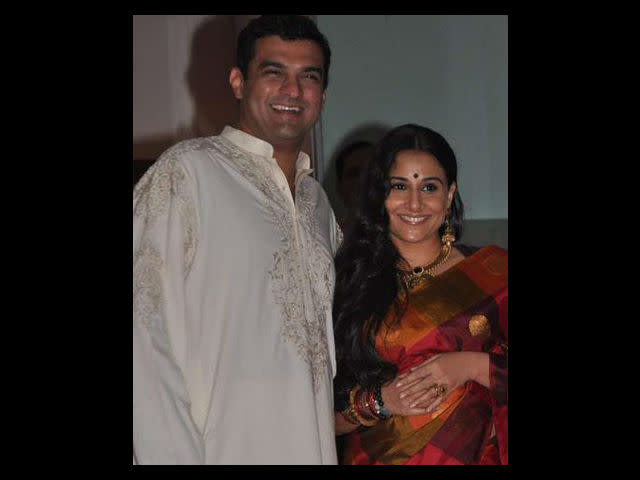 <b>2. Vidya Balan</b><br> Vidya’s wedding was a non-glamorous affair sans any Bollywood celebrity. The wedding was a mix of South Indian and Punjabi traditions with little hoo-ha.