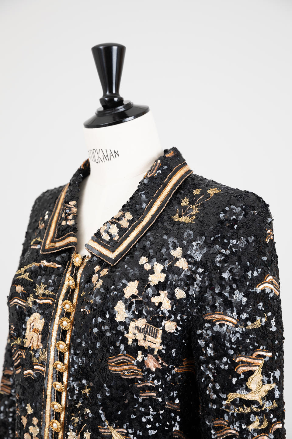 A “Coromandel” coat by Karl Lagerfeld from Chanel’s winter 1996 haute couture collection.