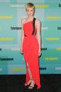 <p>Debicki brightened things up in a bold dress during Comic-Con in San Diego. </p>