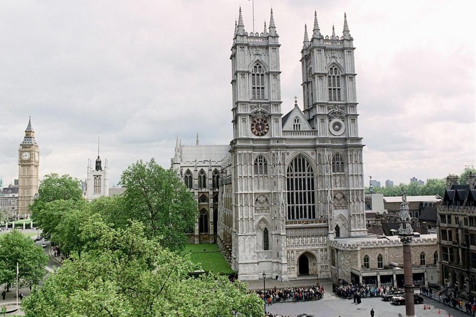 Westminster Abbey, London, During The Service Of Thanksgiving For The Life And Work Of Ted Hughes, Poet Laureate.