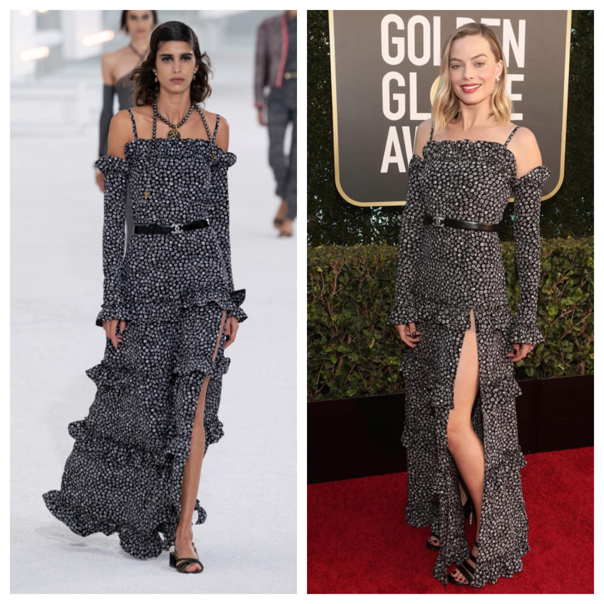 How 11 Golden Globes Outfits Looked Like on the Runway