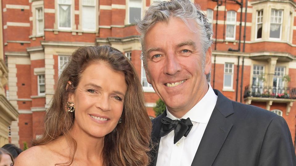 Annabel Croft land her late husband Mel (Getty Images)