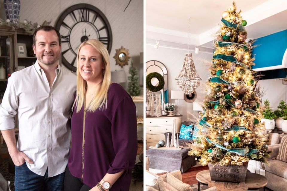 For holiday flair, check out all the festive decor at  27 South Interiors owned by Carolyn and Nick McCarter. | Helen Norman