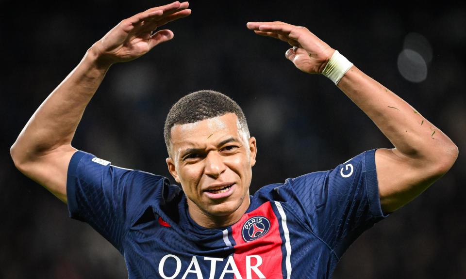 <span><a class="link " href="https://sports.yahoo.com/soccer/players/3893765/" data-i13n="sec:content-canvas;subsec:anchor_text;elm:context_link" data-ylk="slk:Kylian Mbappé;sec:content-canvas;subsec:anchor_text;elm:context_link;itc:0">Kylian Mbappé</a> has told Paris Saint-Germain he will be leaving at the end of this season.</span><span>Photograph: Matthieu Mirville/DPPI/Shutterstock</span>