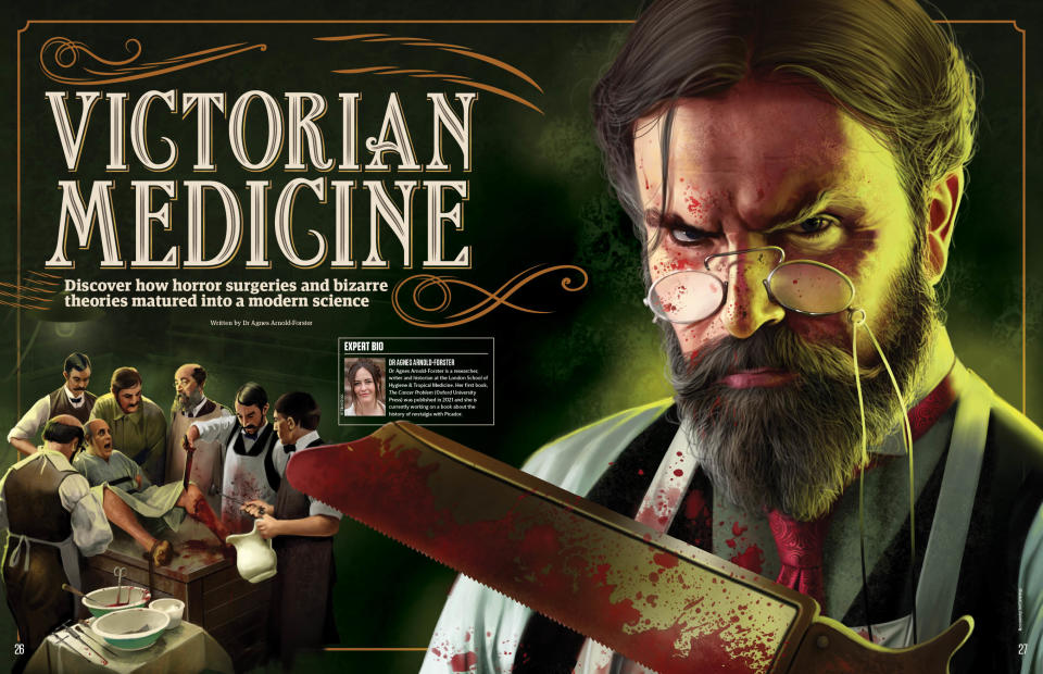 Victorian Medicine feature spread, All About History 128