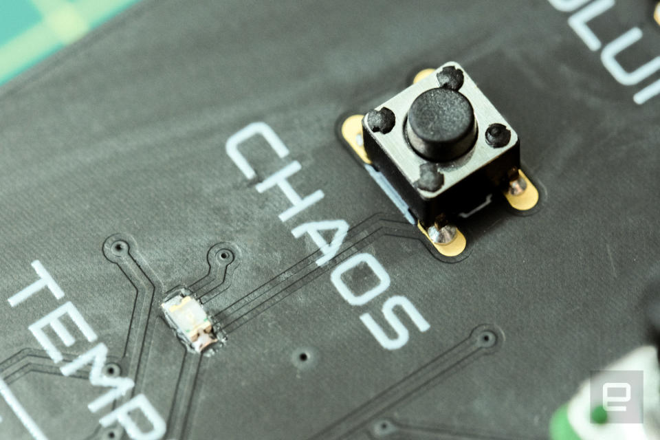 Soma Labs Rumble of Ancient Times chaos button.