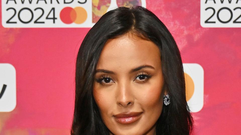 Maya Jama looked stunning in her black gown