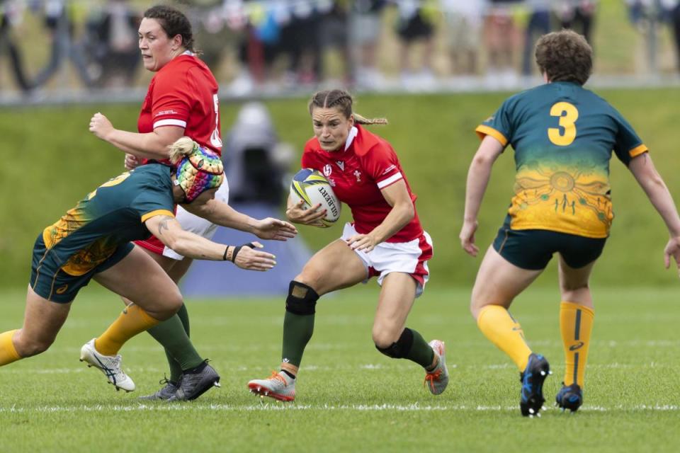 Jasmine Joyce returns to the starting line up after missing the England game. <i>(Image: PA)</i>