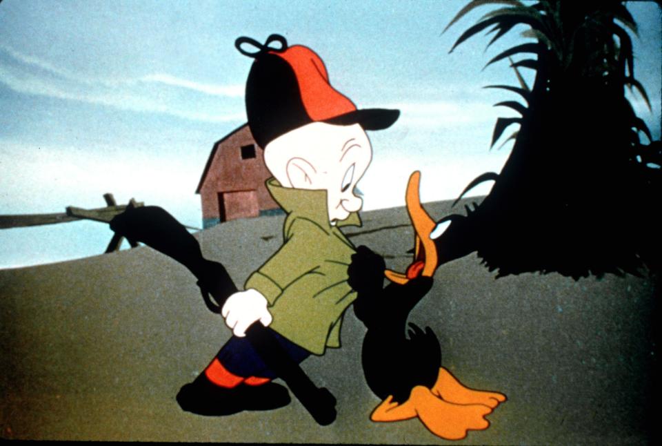 Elmer Fudd won't have his hunting rifle in the new "Looney Tunes."