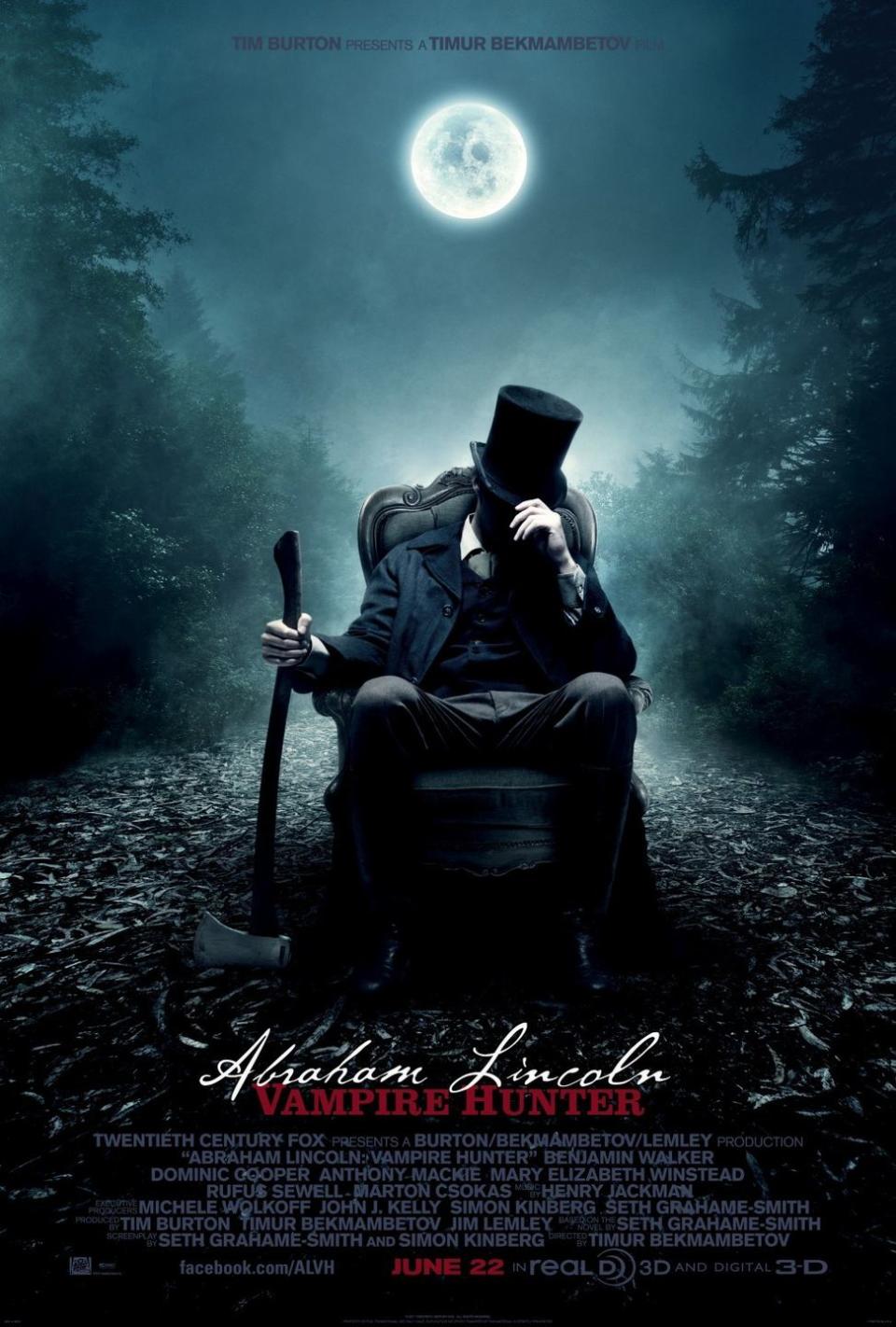 3) Abraham Lincoln: Vampire Hunter