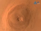 Handout image of Mars taken by China's Tianwen-1 unmanned probe