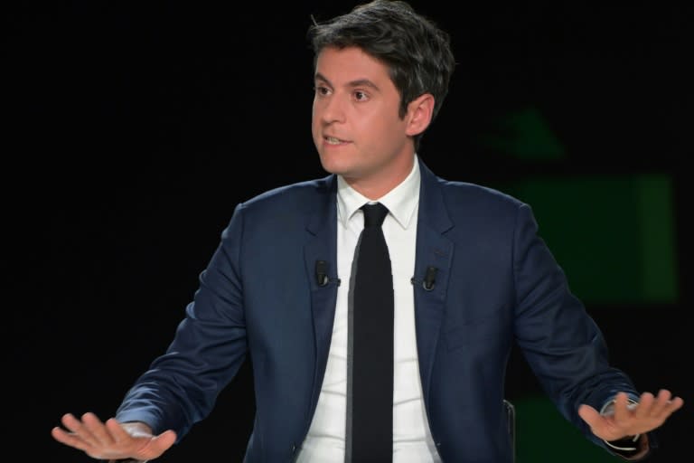 Gabriel Attal sur France 2 le 4 juillet 2024, à Paris (Bertrand GUAY)
