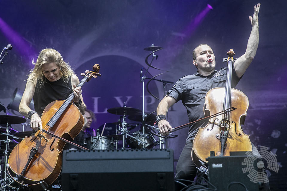 apocalyptica 001 2022 Aftershock Fest Shakes Sacramento with KISS, My Chemical Romance, Slipknot, and More: Recap + Photos