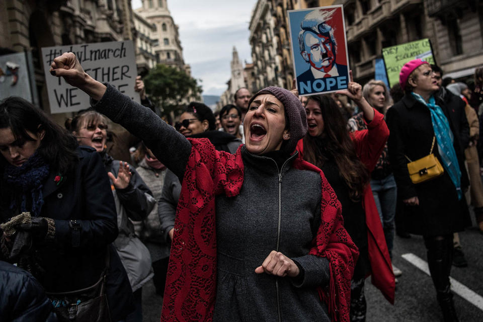 Women’s March In Barcelona