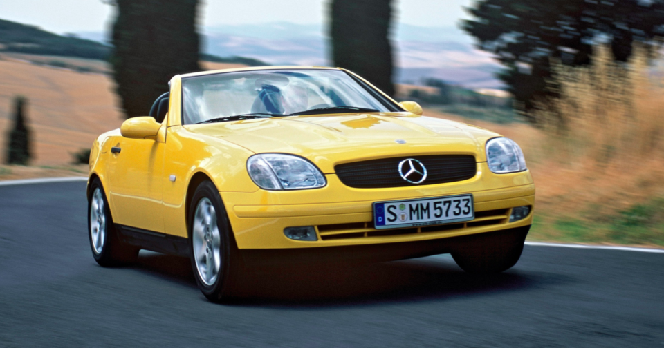 <p>The SLK isn't as sporty as some of the other cars on this list, but sometimes, that's a good thing. Because it's a Mercedes, it has a bunch of luxurious features that make it perfect as a comfy drop-top cruiser. <a href="https://www.ebay.com/itm/1998-Mercedes-Benz-SLK-Class/202849900564?hash=item2f3acbd814:g:SmgAAOSwEFhd7sTH" rel="nofollow noopener" target="_blank" data-ylk="slk:Here's one up for bidding;elm:context_link;itc:0;sec:content-canvas" class="link ">Here's one up for bidding</a> right now. </p>