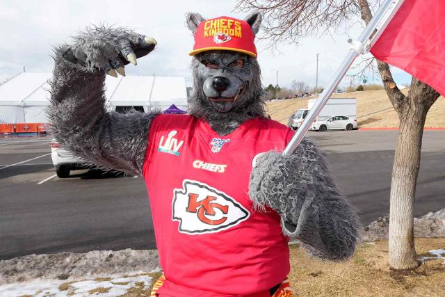 How a Kansas City Football Superfan in a Wolf Costume Ended Up in