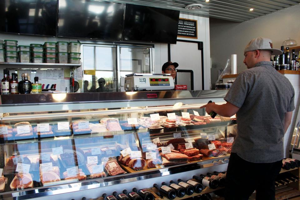 The meat counter at Arcadia Meat Market in Phoenix.