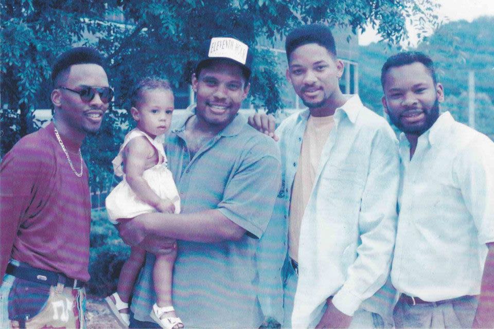 Alvin Jones (far right), Will Smith (second from right) and Jazzy Jeff (far left) Photo credit: Alvin Jones and Rhodman Enterprises