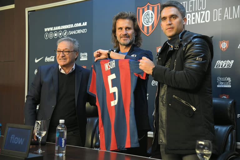 Rubén Darío Insua fue presentado como director técnico de San Lorenzo