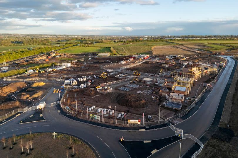 View of Broadnook Garden Village development