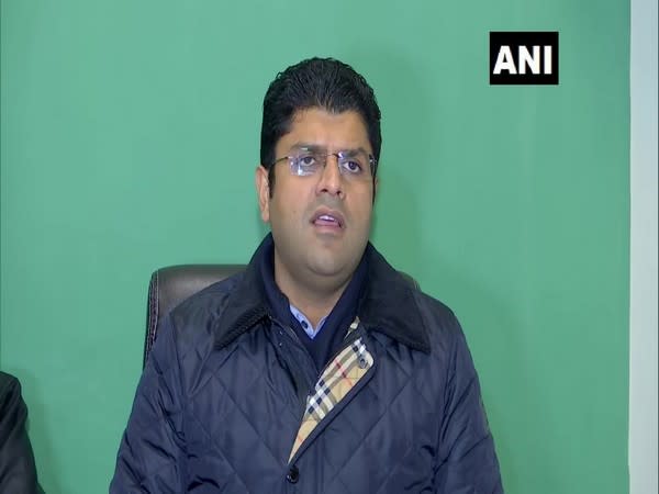 Haryana Deputy Chief Minister Dushyant Chautala (File Photo/ANI)