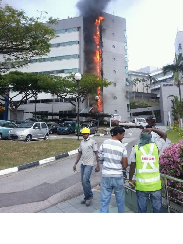 NUS fire