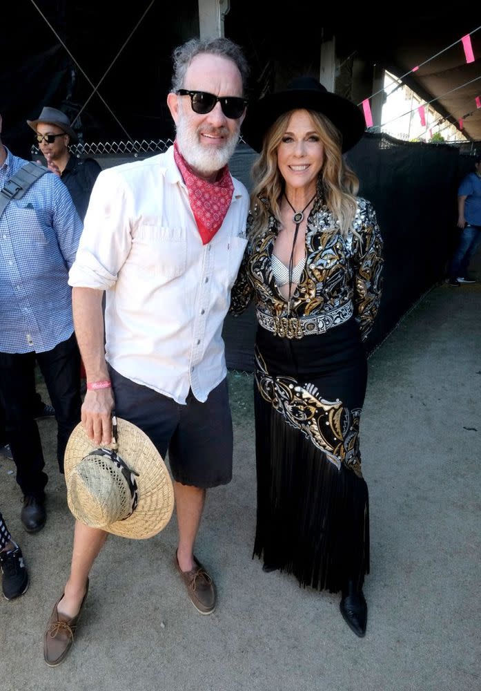 Tom Hanks and Rita Wilson at Stagecoach | Frazer Harrison/Getty Images