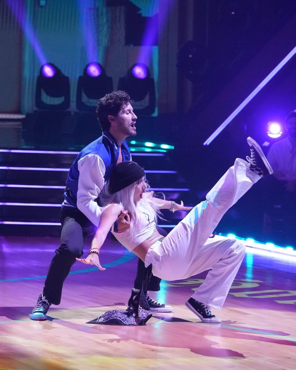 Val Chmerkovskiy and Xochitl Gomez