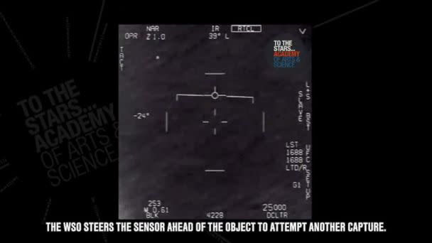 PHOTO: Video footage released by the To the Stars Academy of Arts and Science purportedly shows pilots observing a UFO while aboard a U.S. Navy aircraft.  (To the Stars Academy of Arts and Science)