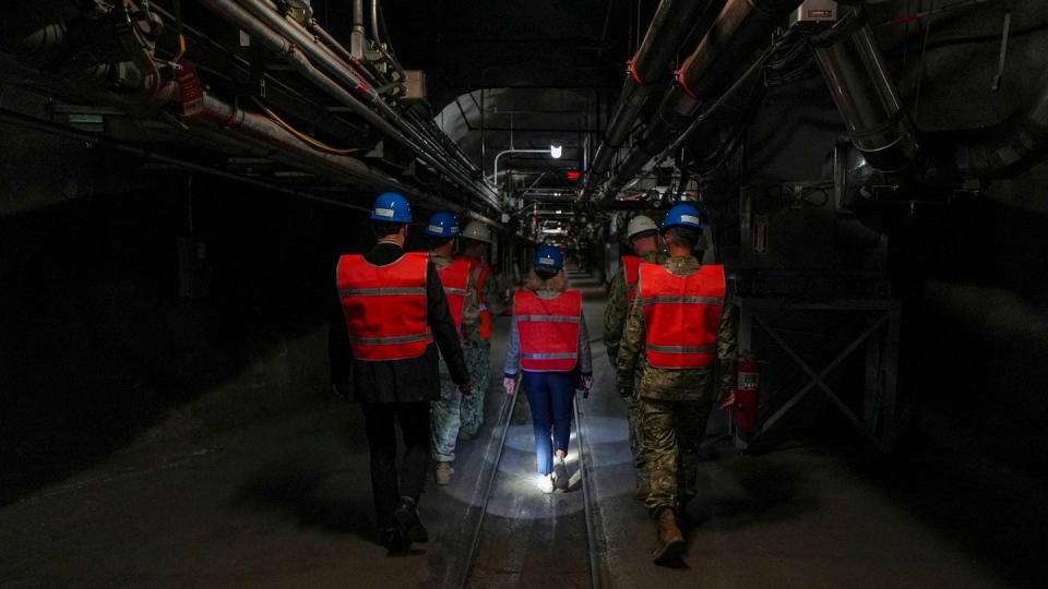 U.S. Army Secretary Christine Wormuth tours Hawaii’s Red Hill fuel storage facility in 2023. (Spc. Matthew Mackintosh/U.S. Army)