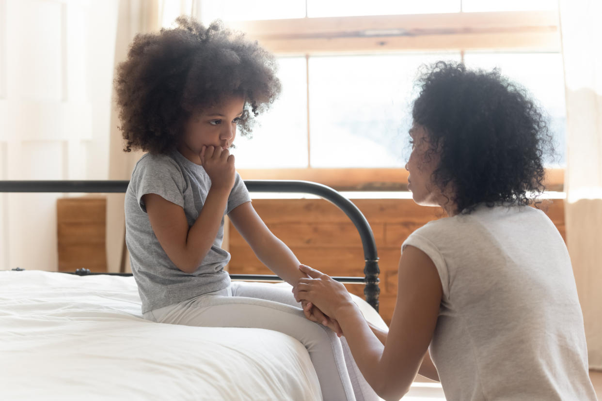 Parents may struggle to know what to say to their children about disturbing news events. (Getty Images)