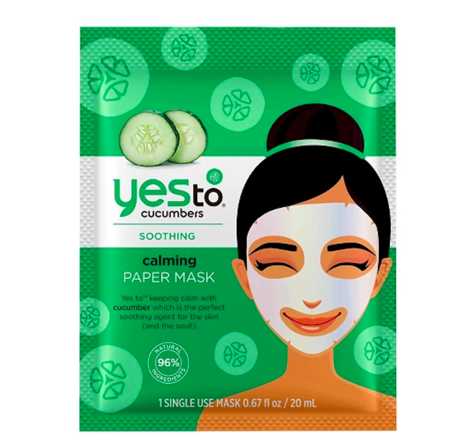 Yes To Cucumbers Calming Paper Mask, $2.25 $1.69, at Target