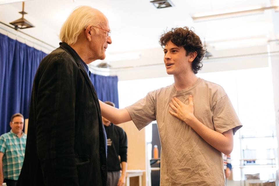 Christopher Lloyd visits Broadway rehearsals for BACK TO THE FUTURE