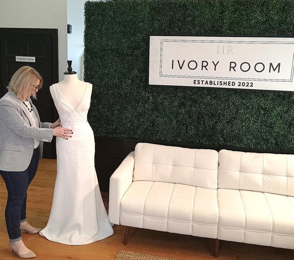 Carrolyn Salazar's dream of operating a bridal shop has been realized and then some, as her store in downtown Wooster has expanded, more than doubling its original size.