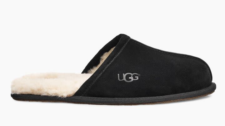 Swap out his bog-standard slippers for some luxurious UGG ones