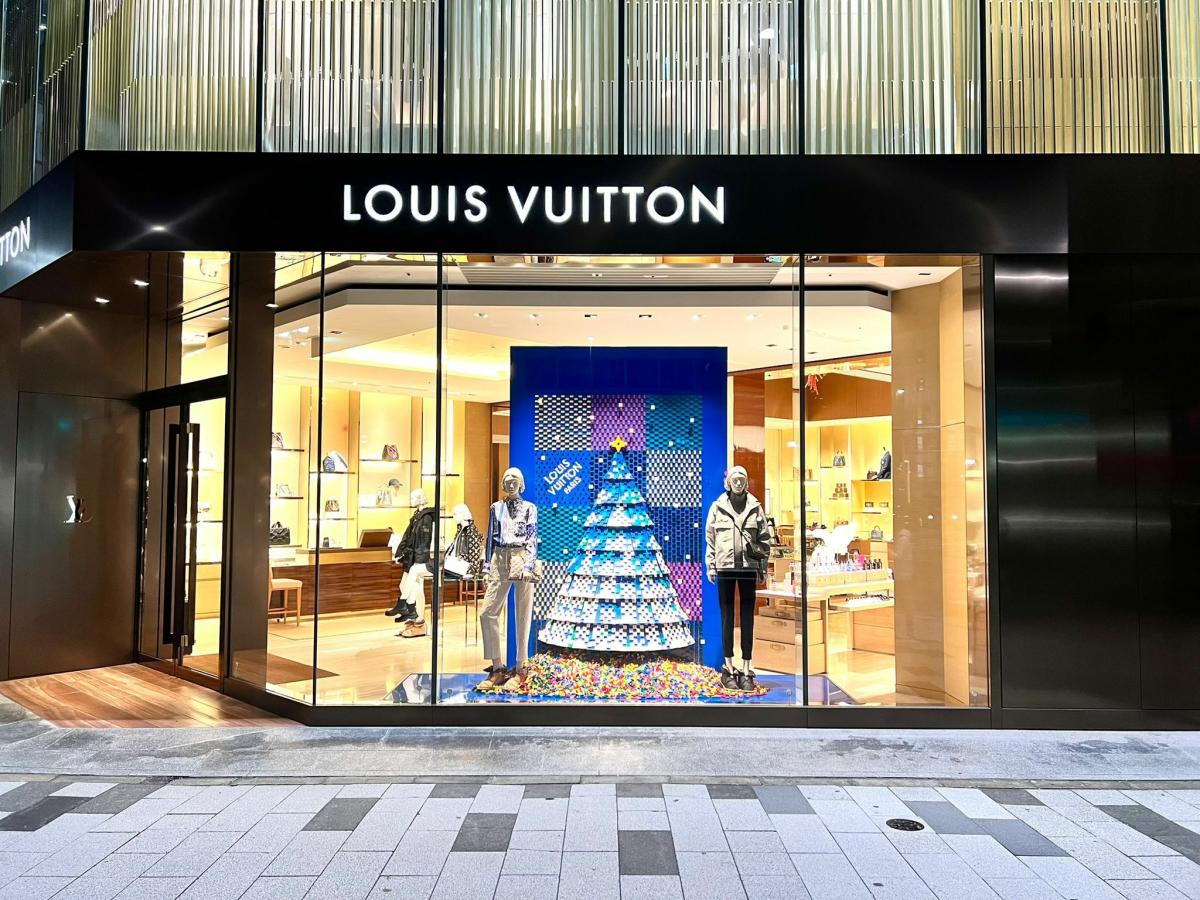 Christmas Store Windows: Louis Vuitton At Northpark Center