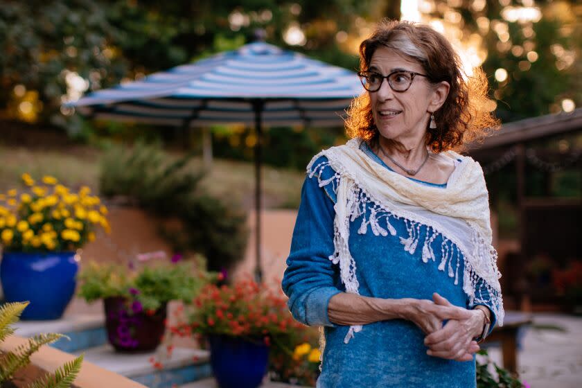 EUGENE, OR - August 16, 2022: Author Cai Emmons at her home in Eugene, Oregon. Emmons is set to release two new novels in September. (Todd Cooper / For The Times)