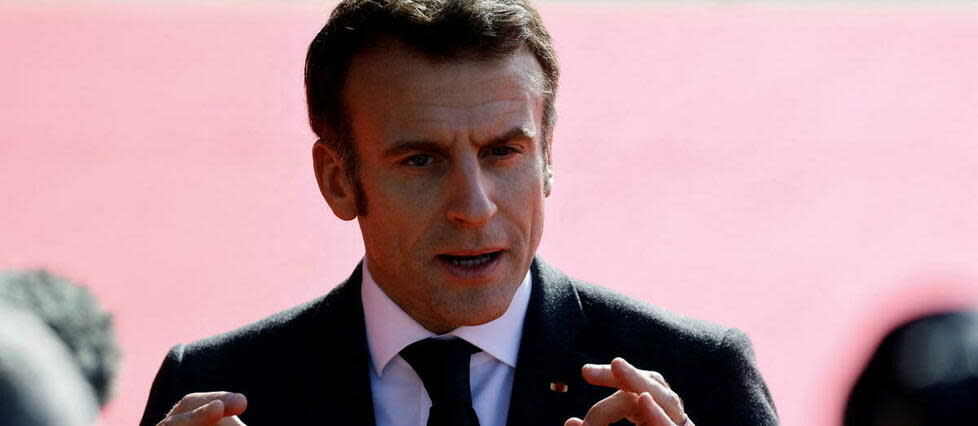 Emmanuel Macron veut relever l'âge légal de départ à la retraite à 65 ans.  - Credit:LUDOVIC MARIN / AFP