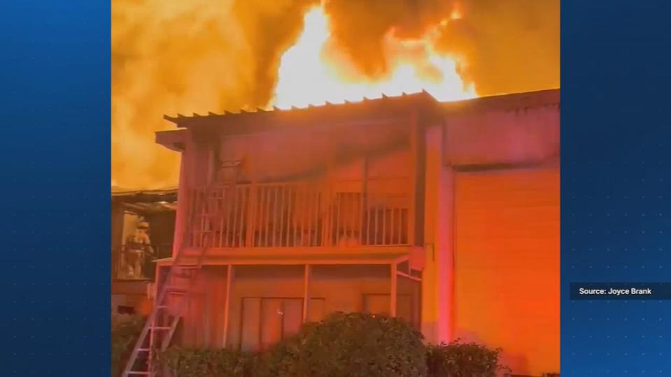 Firefighters said a child died early Wednesday morning in the Altamonte Springs fire.