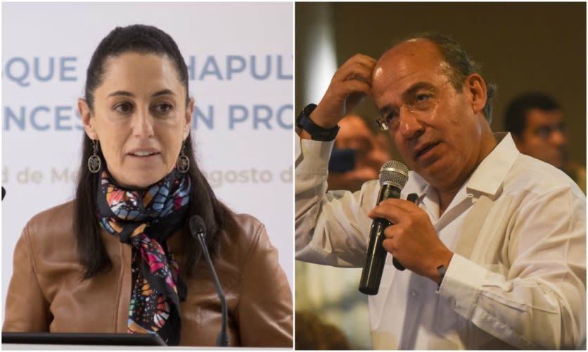 Sheinbaum defiende Águila Juarista en adornos patrios y dice que opinión de Calderón es ignorante