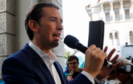 Final campaign rallies ahead of Austria's parliamentary election in Vienna